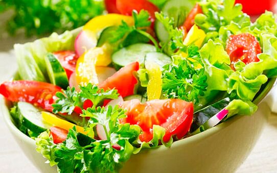 salada de legumes para prostatite